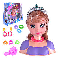 Голова для зачісок B369-30/31/34 з аксесуарами мікс видів, фото 3