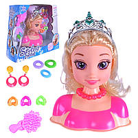 Голова для зачісок B369-30/31/34 з аксесуарами мікс видів, фото 8