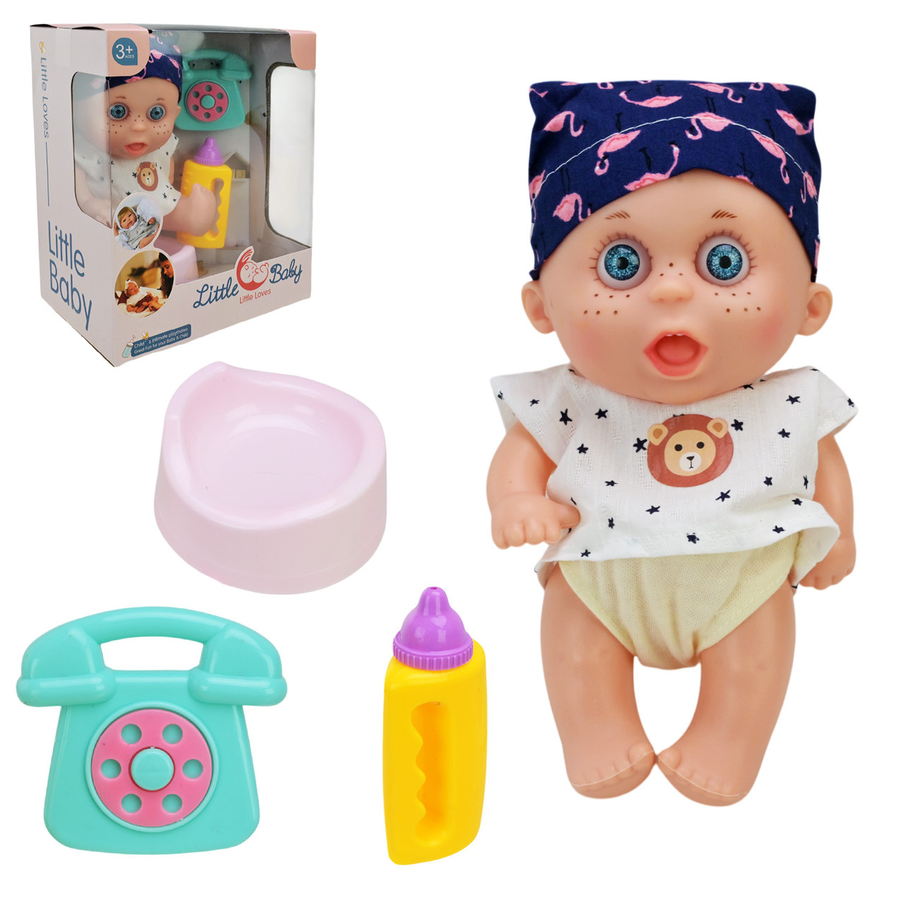 Пупс AD6606-2 з аксесуарами, фото 1