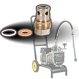 Нагнітальний клапан на мембранний фарбувальний апарат Profter NB-3000, фото 8