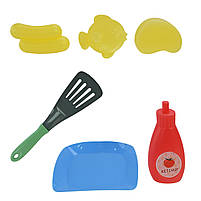 Сковорода LD-661A/B іграшкова на батарейках змінює колір зі світлом та звуком 31×26×7 см, фото 6