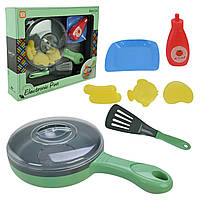 Сковорода LD-661A/B іграшкова на батарейках змінює колір зі світлом та звуком 31×26×7 см, фото 7