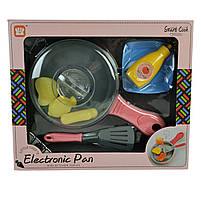 Сковорода LD-661A/B іграшкова на батарейках змінює колір зі світлом та звуком 31×26×7 см, фото 8
