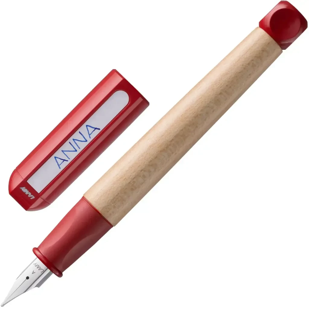 Ручка чорнильна Lamy ABC червона A T10 сині чорнила (4000070)