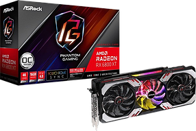 Відеокарта AMD Radeon RX 6800 XT 16GB ASRock Phantom Gaming D (RX6800XT PGD 16GO) Б/В