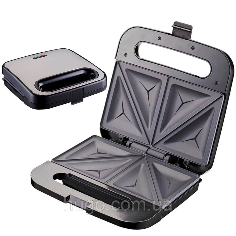 Сендвічниця 1200Вт, Gold Diamond TK08812 / Контактний гриль-сендвічниця / Мультимейкер, фото 1