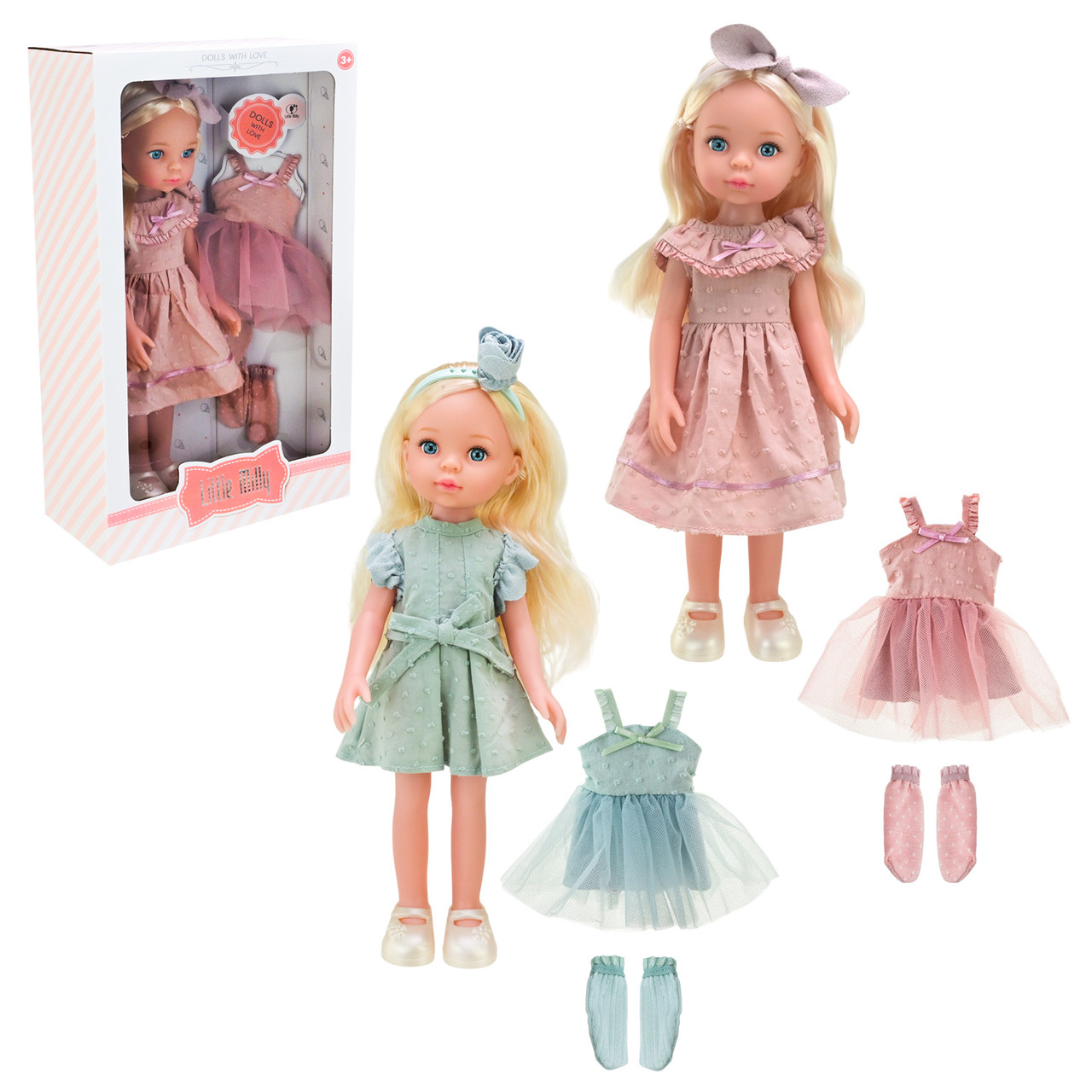 Лялька 91098-D/G 2 види з аксесуарами, фото 1