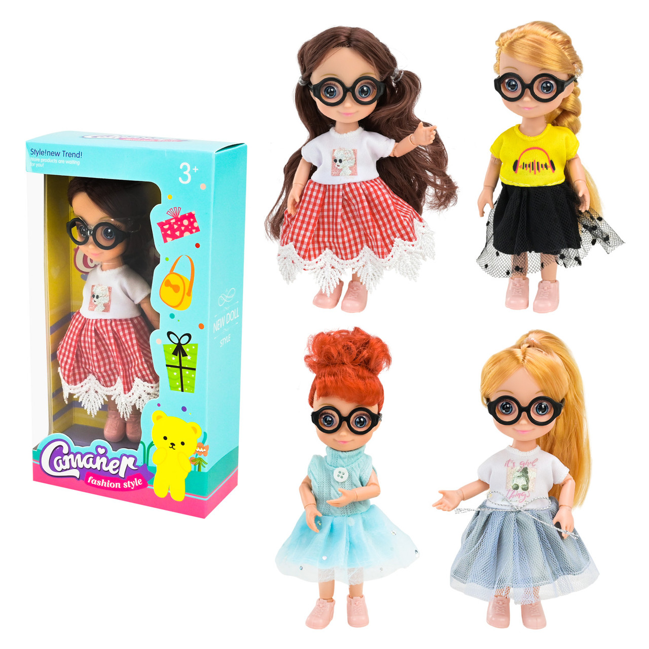 Лялька маленька KQ118A 21 см, фото 1