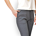 Спортивні штани двонитка графіт жіночі, фото 7