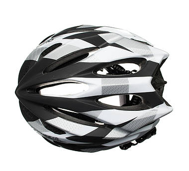 Шолом велосипедний ONRIDE Grip L (58-61 cм) Білий із чорним, фото 4