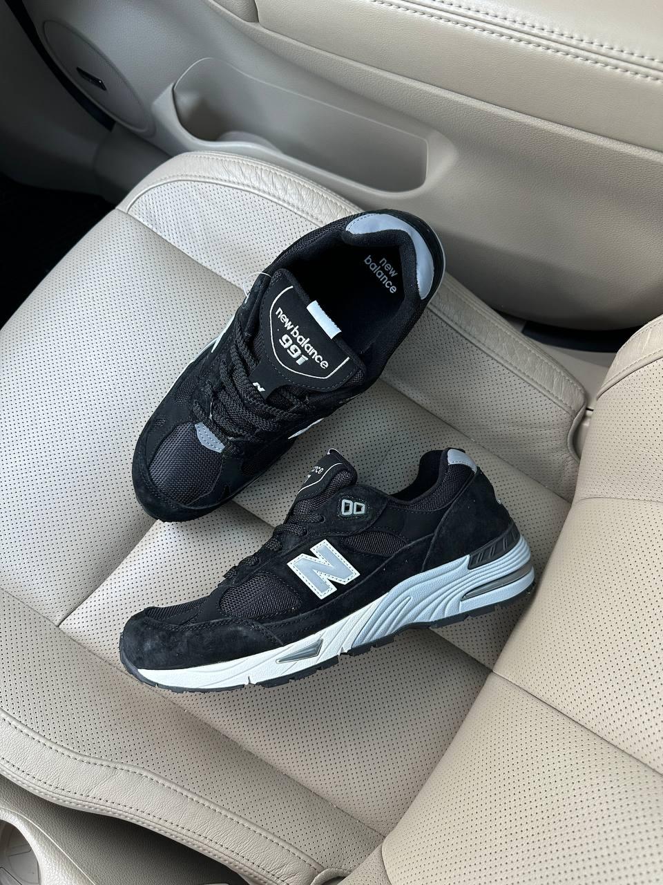 Кросівки чоловічі чорні New Balance 991 (20500)