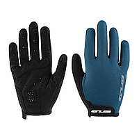 Велоперчатки з пальцями GUB 2129 navy blue спортивні рукавички [гелеві вставки | лайкра | microwipe | вентиляція]