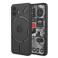 Чохол Fiji Full Soft Premium для Nothing Phone (2) / (A065) протиударний бампер з мікрофіброю Black