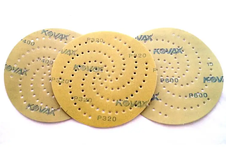 Шліфувальне абразивне коло KOVAX Maxfilm D152mm мультиотвори  P80-P600 (уп.-50шт.)
