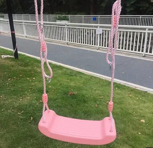 Дитяча гойдалка KRUZZEL 25445 Рожева