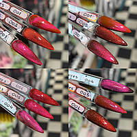 Гель лак котяче око Cherry Red Cat Eye Global Fashion, 8мл, 001