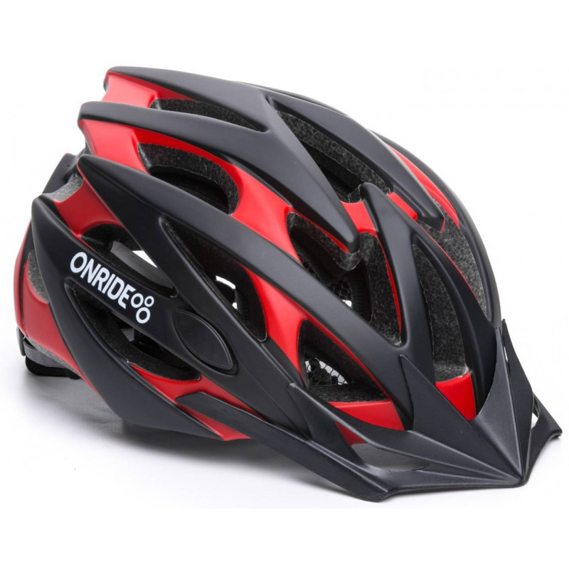 Шолом велосипедний OnRide Cross L (58-61 см) Red/Black