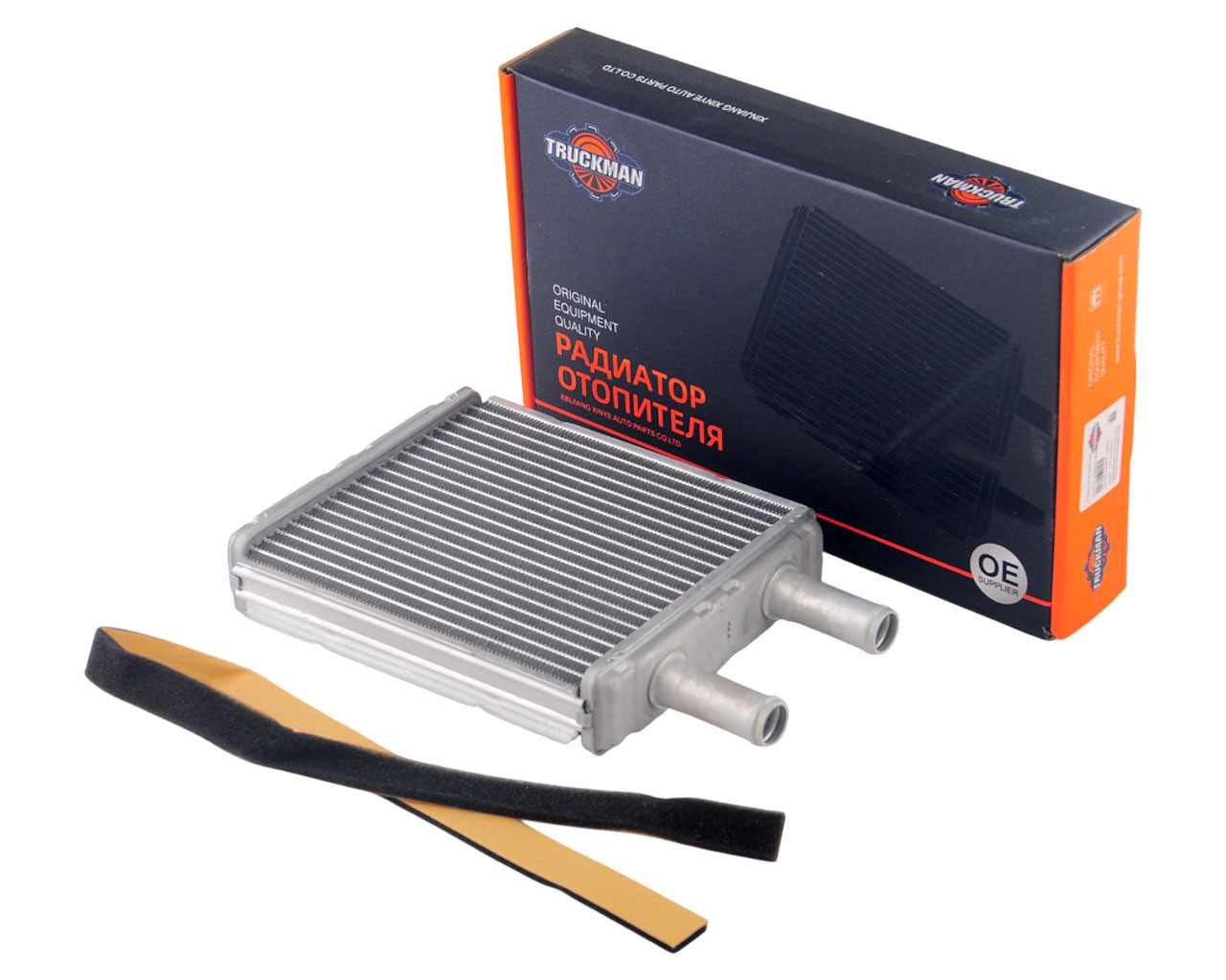 Радіатор опалення ВАЗ 2170-72, алюм., до кондиціонера Halla