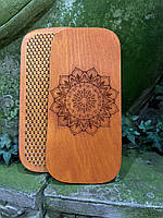 Доска садху для новичков с оцинкованными гвоздями шаг 10 мм доски с гвоздями для ног та йоги индивид гравировк