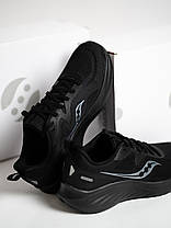 Чоловічі кросівки Saucony Lancer 3 S28226-2 Triple Black чорні Оригінал, фото 6