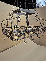 Кований органайзер для каструль та сковорідок ручної роботи. 2