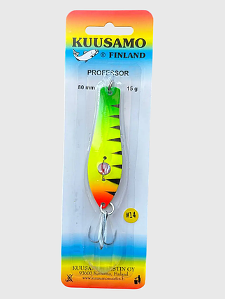 Блешня коливалка Columbia ( Kuusamo ) Professor 80mm 15g, фото 1