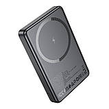 Універсальна Мобільна Батарея Power Bank Hoco Q34 Clever PD20W magnetic with digital display 10000mAh Колір, фото 7