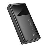 Універсальна Мобільна Батарея Power Bank Hoco J144A Hymn 30000 mAh Колір Чорний, фото 7