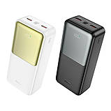 Універсальна Мобільна Батарея Power Bank Hoco J136B Sirui 22.5W+PD20W 30000 mAh Колір Бiлий, фото 3