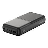 Універсальна Мобільна Батарея Power Bank XO PR252 Lighted Mobile Power 20000 mAh Колір Білий, фото 5
