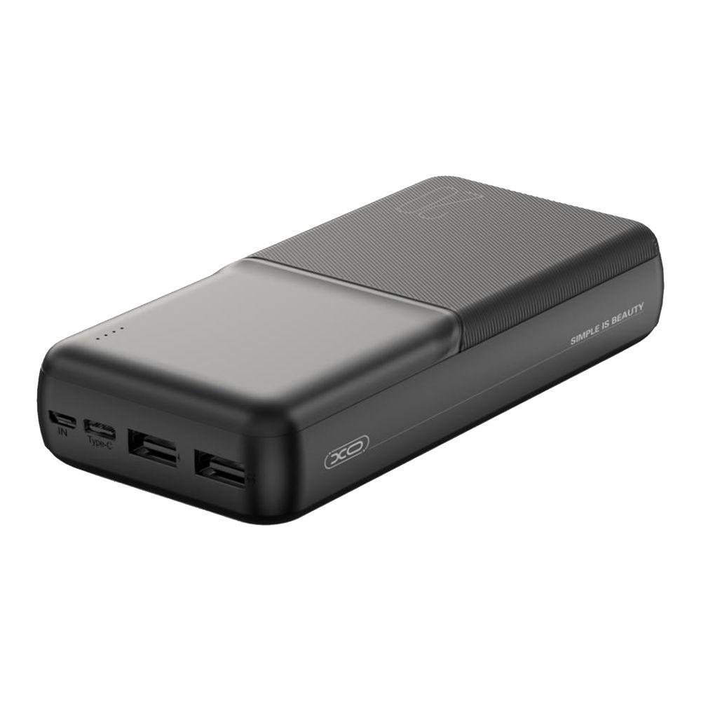 Універсальна Мобільна Батарея Power Bank XO PR252 Lighted Mobile Power 20000 mAh Колір Чорний