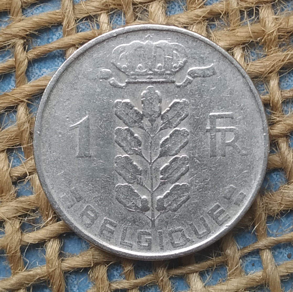 1 франк 1958 року. Бельгiя