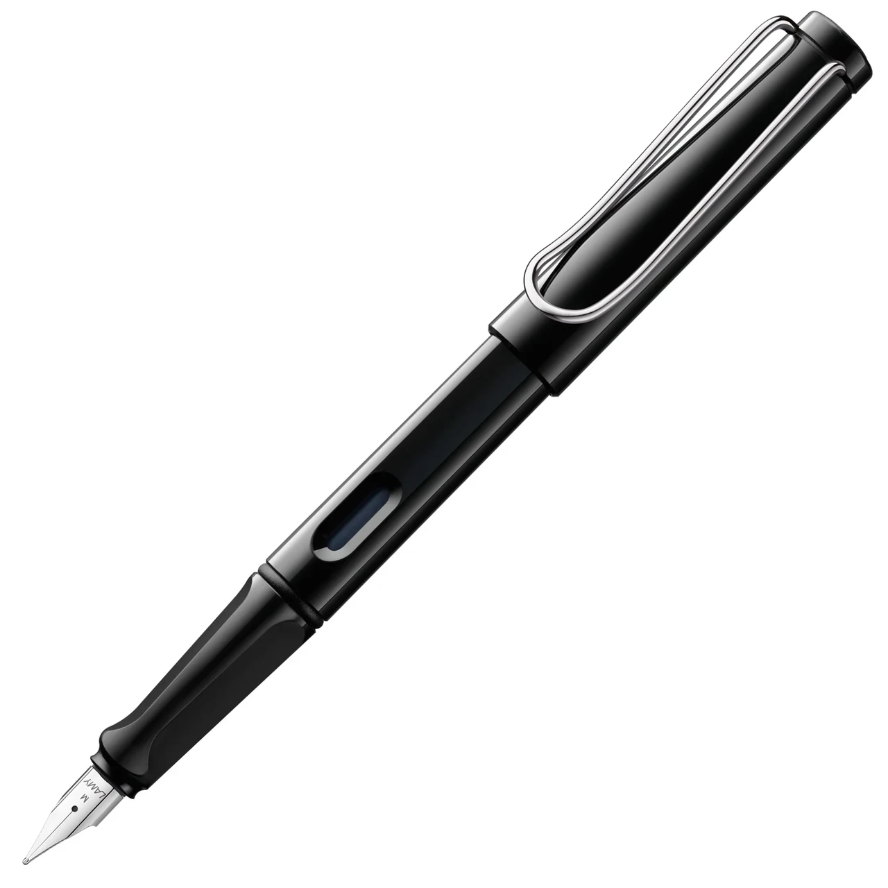 Ручка чорнильна Lamy Safari чорна EF T10 сині чорнила (4000241)
