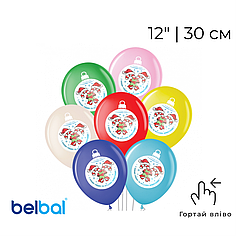 Принт 343 BELBAL-ББ 12" Ялинкова іграшка - З новим роком