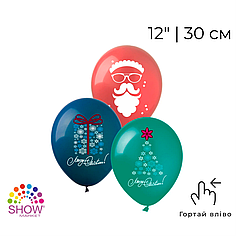 Принт 345 SHOW-ШОУ 12" Merry Christmas