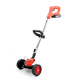 Акумуляторний садовий тример KIYOSHI WHEEL TRIMMER + 2 АКБ (18V, 6Ah), фото 3