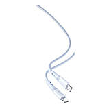 Кабель USB XO NB-Q226B 60W Silicone two-color Type-C to Type-C Колір Чорний, фото 6