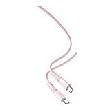 Кабель USB XO NB-Q226B 60W Silicone two-color Type-C to Type-C Колір Чорний, фото 7