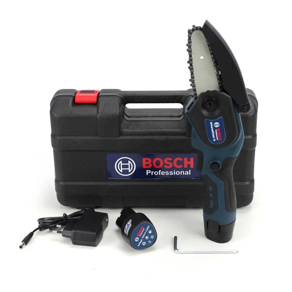 АКБ міні пила Bosch UniversalChain 12 (12V, 3AH)