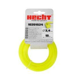 Струна для кущоріза 2.4 мм x 15 м HECHT 10401524, Волосінь для кущоріза, Жилка для тримера alor, фото 1