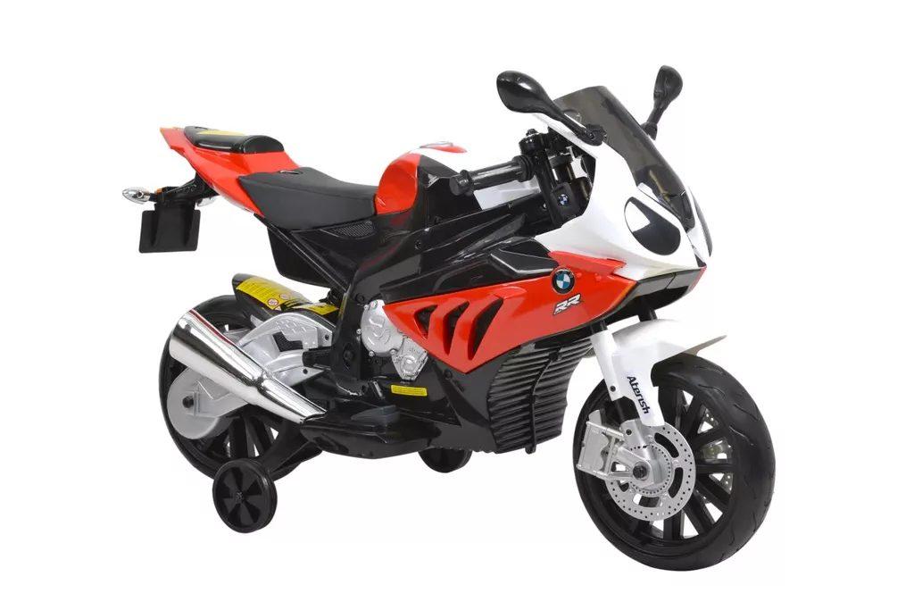 Дитячий мотоцикл на акумуляторній батареї 3-6 км/год до 30 кг BMW S1000RR Червоний alor, фото 1