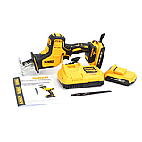 АКБ сабельна пила DeWalt DCS312NT (24V, 4AH), фото 8