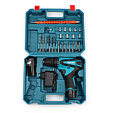 Акумуляторний дриль-шуруповерт Makita DF330DWE (12V, 2Ah) з набором біт, свердел, головок, гнучким валом, фото 7