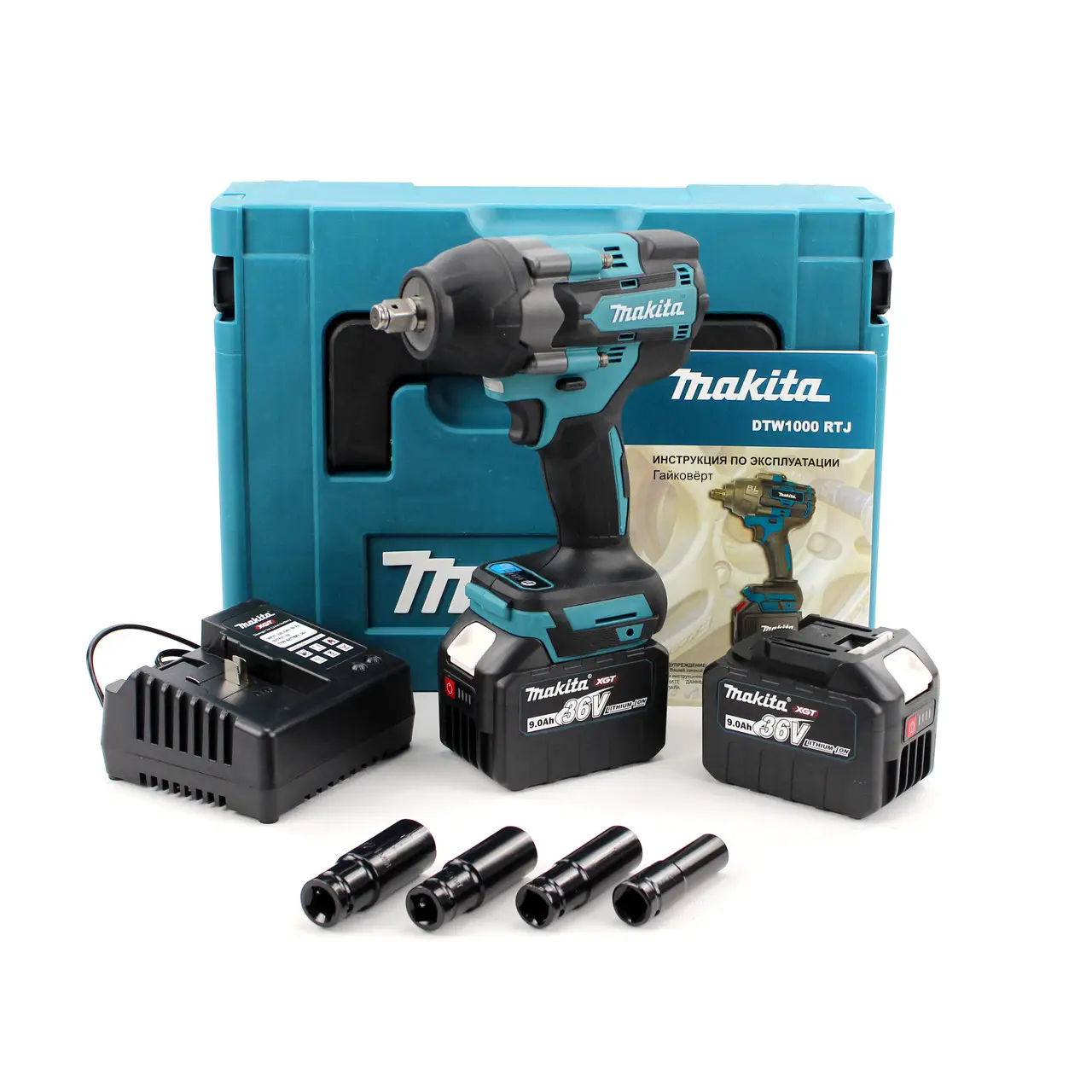 АКБ гайковерт Makita DTW1000 RTJ (36V, 6Ah)