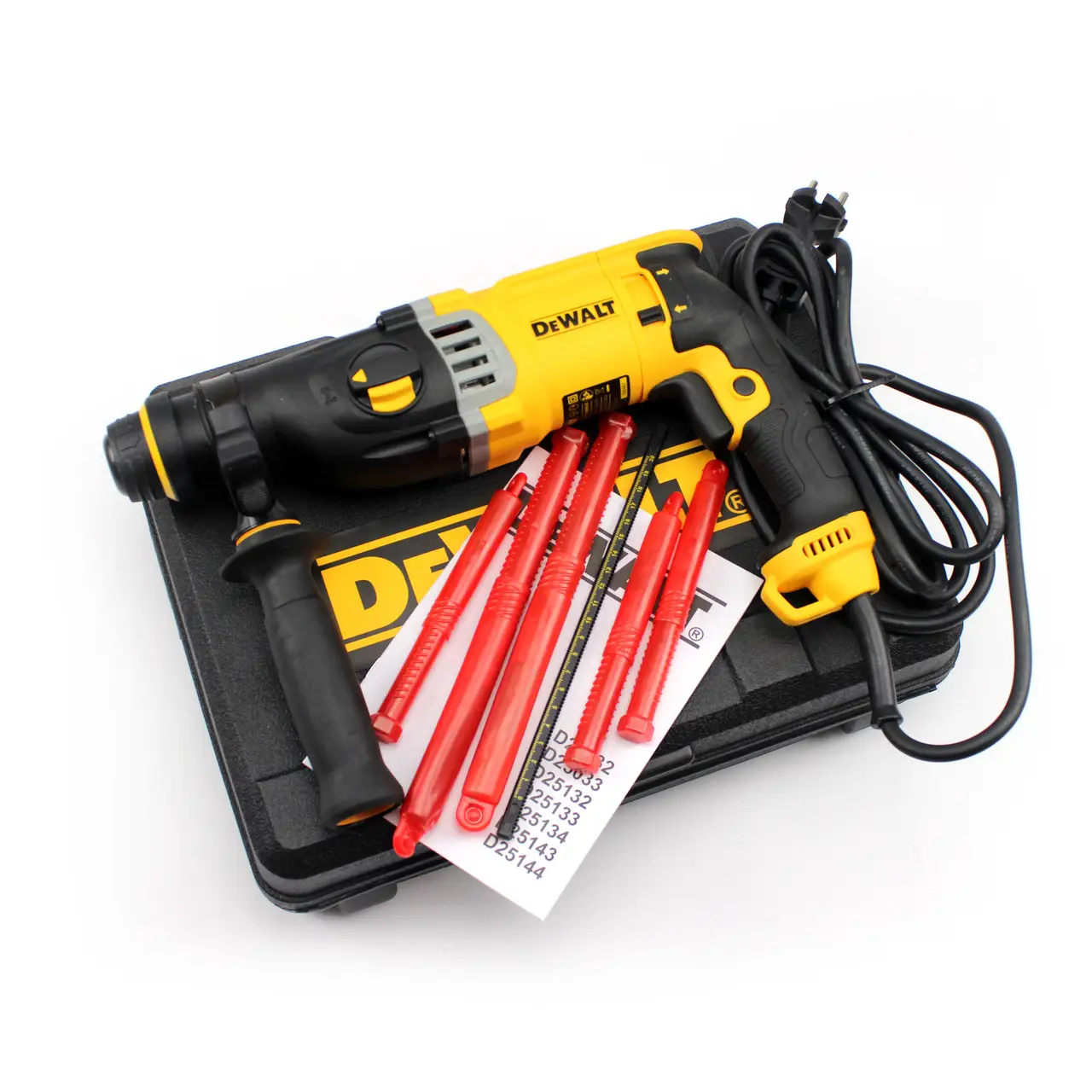 Перфоратор DeWALT D25143K (900 Вт, 3.2 Дж)