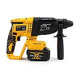 Акумуляторний перфоратор DeWalt DCH133NT (36V, 6Ah), фото 4