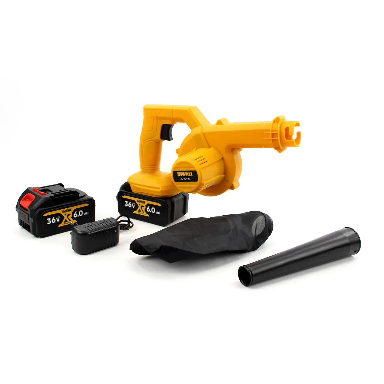 АКБ Повітродувка 2в1 DeWalt DCV100 (36V, 6Ah) – повітродувка + пилосос