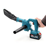 АКБ Повітродувка 2в1 Makita DUB185Z (36V, 6Ah) – повітродувка + пилосос, фото 9