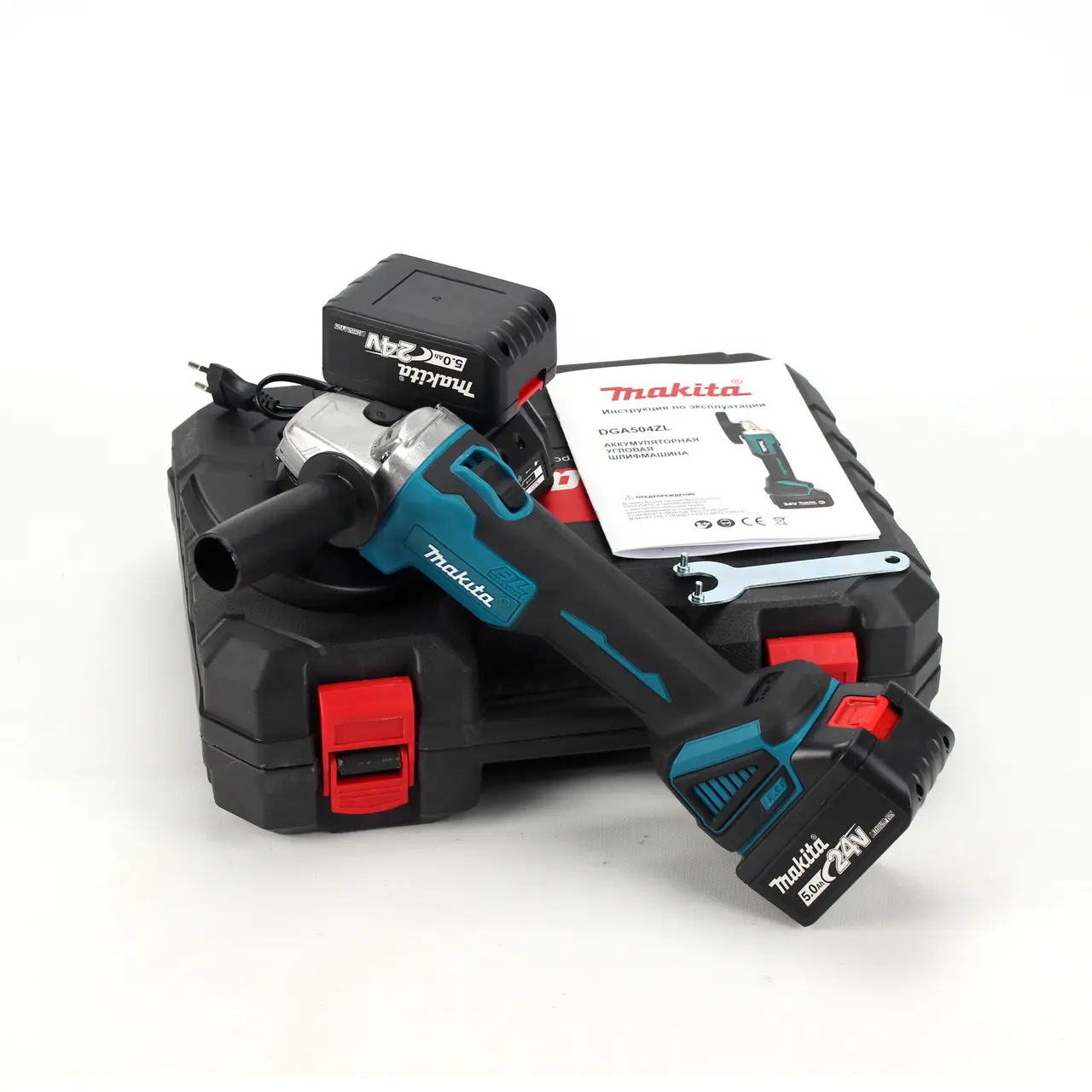 Кутова шліфувальна машина Makita DGA504ZL (24V, Ø125 мм)