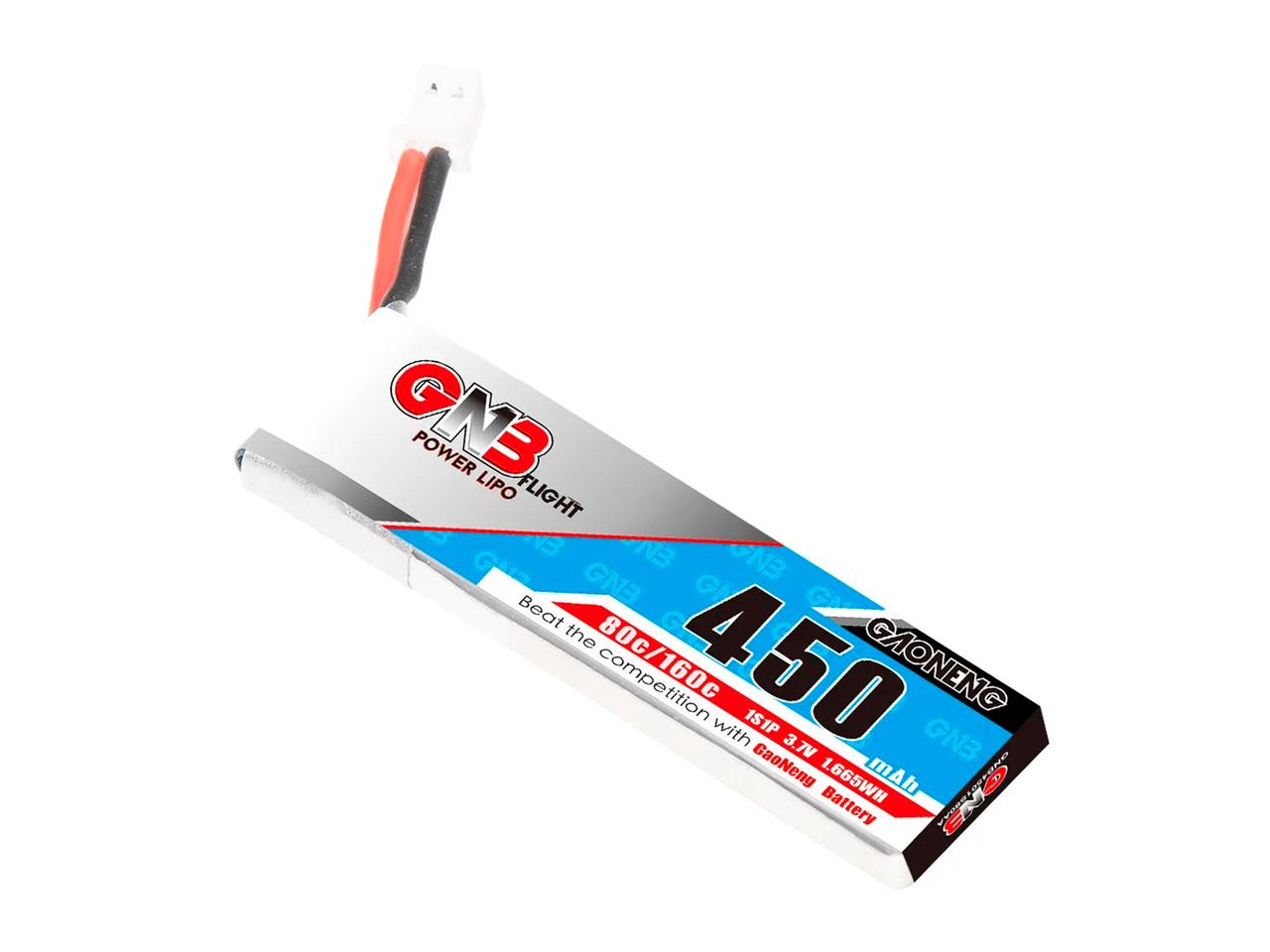Акумулятор Gaoneng GNB PH2.0 450mAh 1S 80C (з дротом)